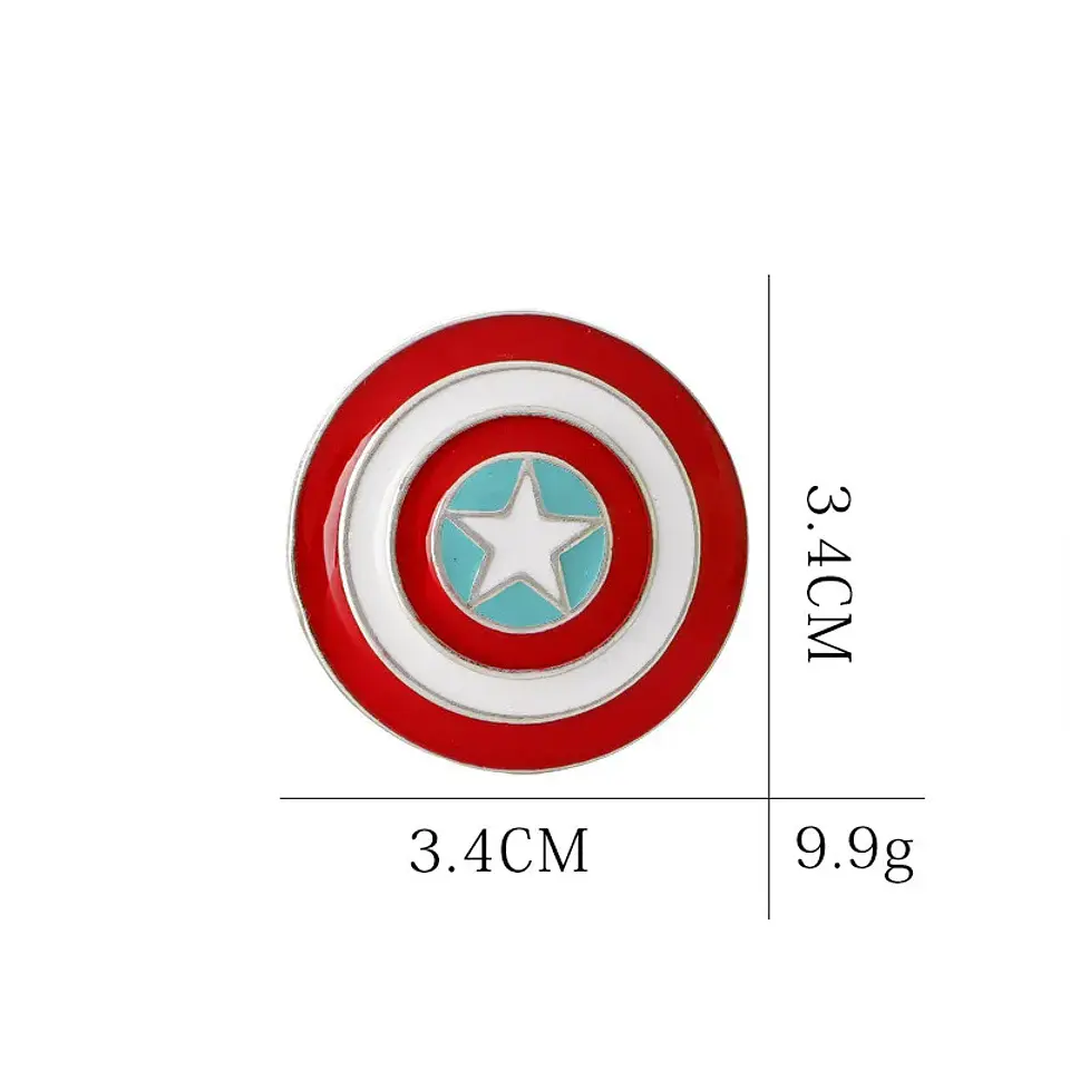 Preventa Pin Escudo Capitan America 2