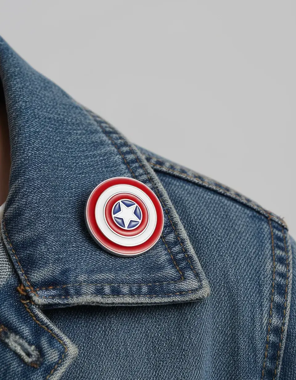 Preventa Pin Escudo Capitan America 4