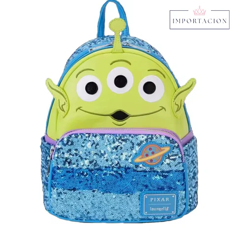 Preventa Mochila Loungefly Aliens Toy Story Lentejuelas