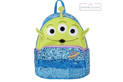 Preventa Mochila Loungefly Aliens Toy Story Lentejuelas