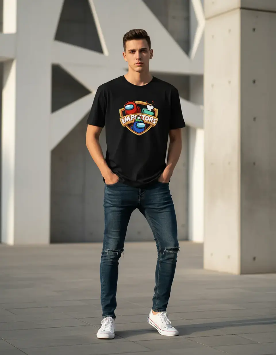 Polera Unisex Among Us Impostor 1