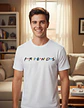 Polera Unisex Blanca Friends - Miniatura 3