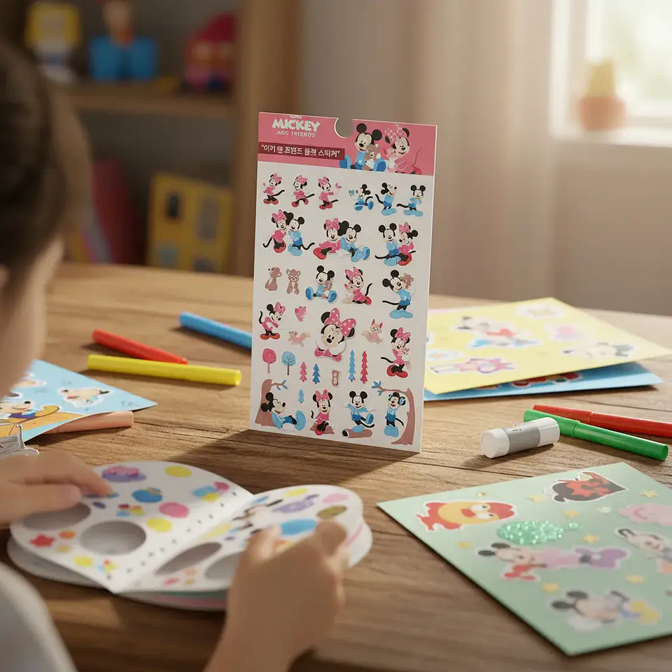 Set Stickers Minnie and Mickey modelo 2 4