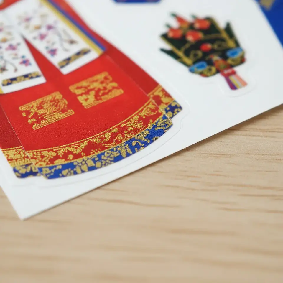 Set Sticker Tradicional de Corea 4