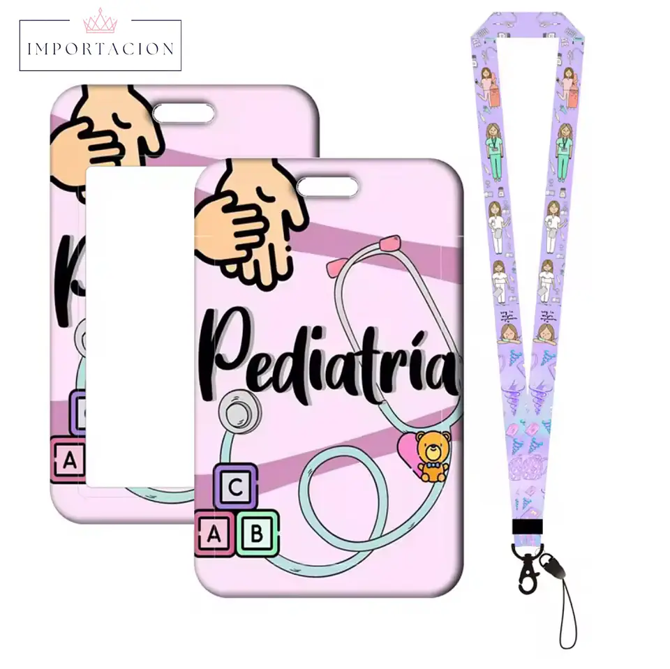 Preventa Portacredencial Vertical + Lanyard Pediatria/Neonatologia 1