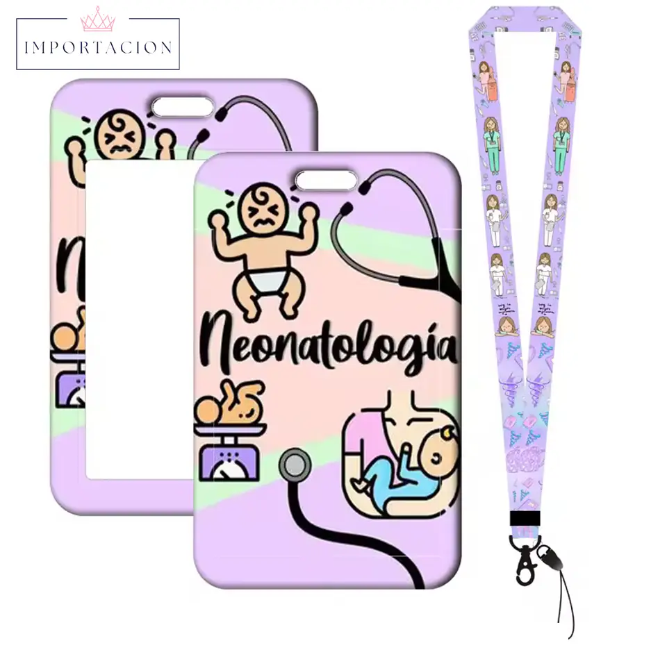 Preventa Portacredencial Vertical + Lanyard Pediatria/Neonatologia 2