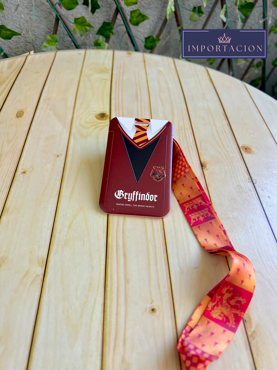 Preventa Portacredencial + Lanyard Uniforme Casas Harry Potter 1