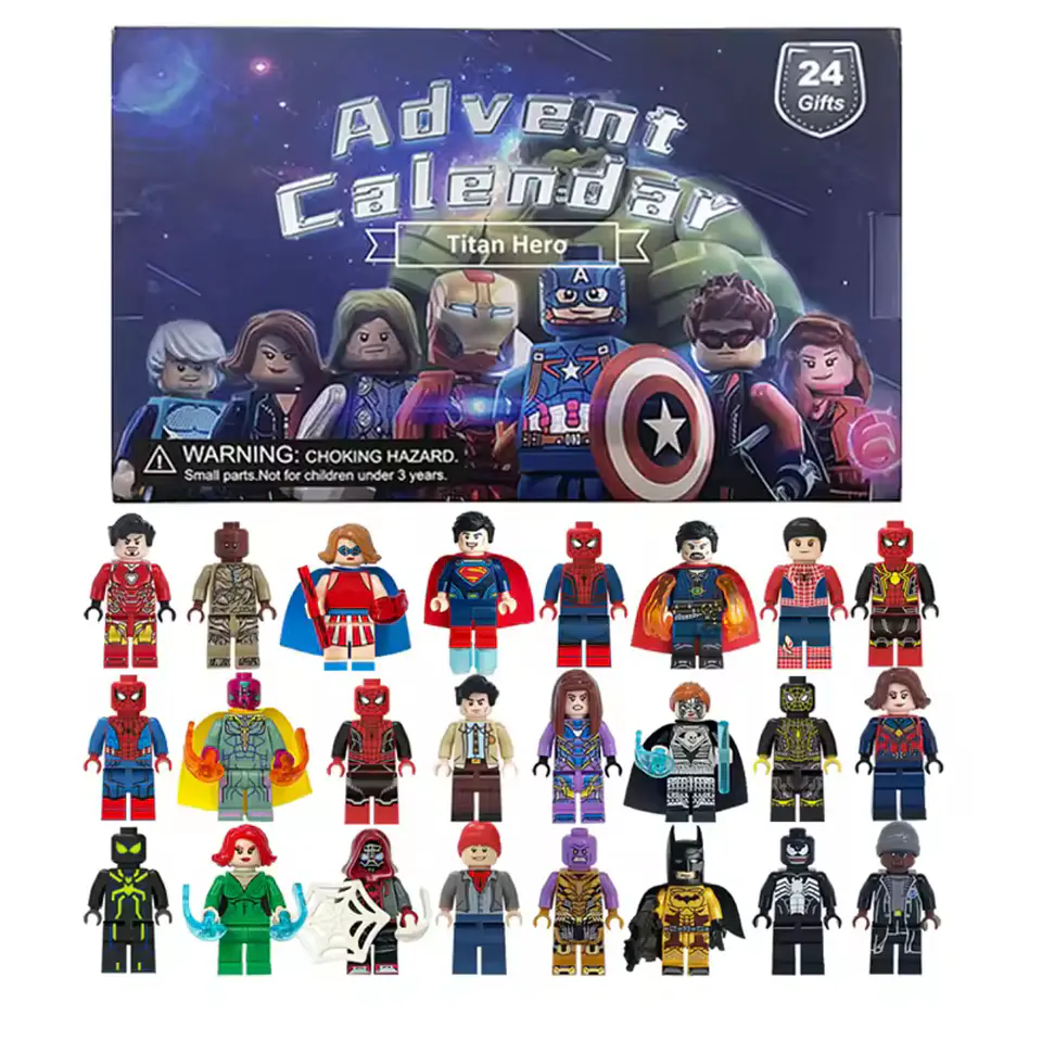 Preventa Calendario Adviento figuras Marvel Para Niños 24 Piezas 5