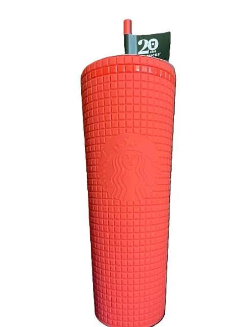 Tumbler Starbucks 20 Años Aniversario Naranja 730ml