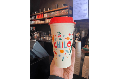 Vaso Starbucks Reutilizable Chile Nuevo Con Tapa Aniversario 20 Años 473ml