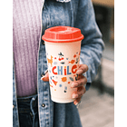 Vaso Starbucks Reutilizable Chile Nuevo Con Tapa Aniversario 20 Años 473ml 3