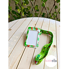 Preventa Portacredencial Vertical + Lanyard Grinch Navideño 2