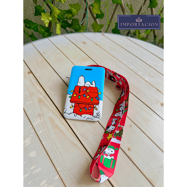 Preventa Portacredencial Vertical + Lanyard Snoppy 1