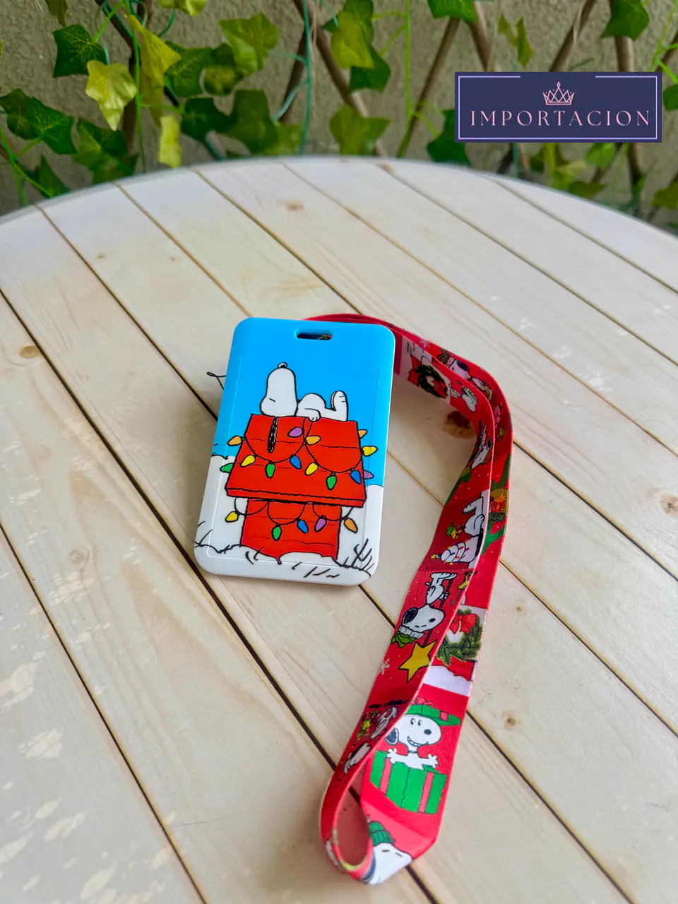 Preventa Portacredencial Vertical + Lanyard Snoppy 1