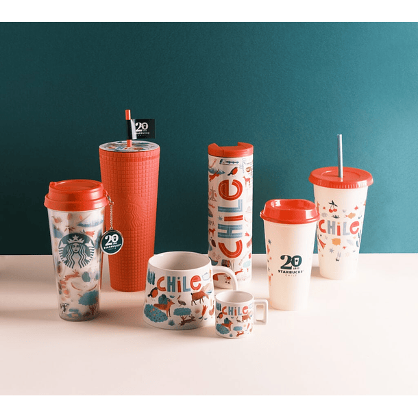 Vaso Plastico Reutilizable 20 Años Chile Aniversario 473ml 3