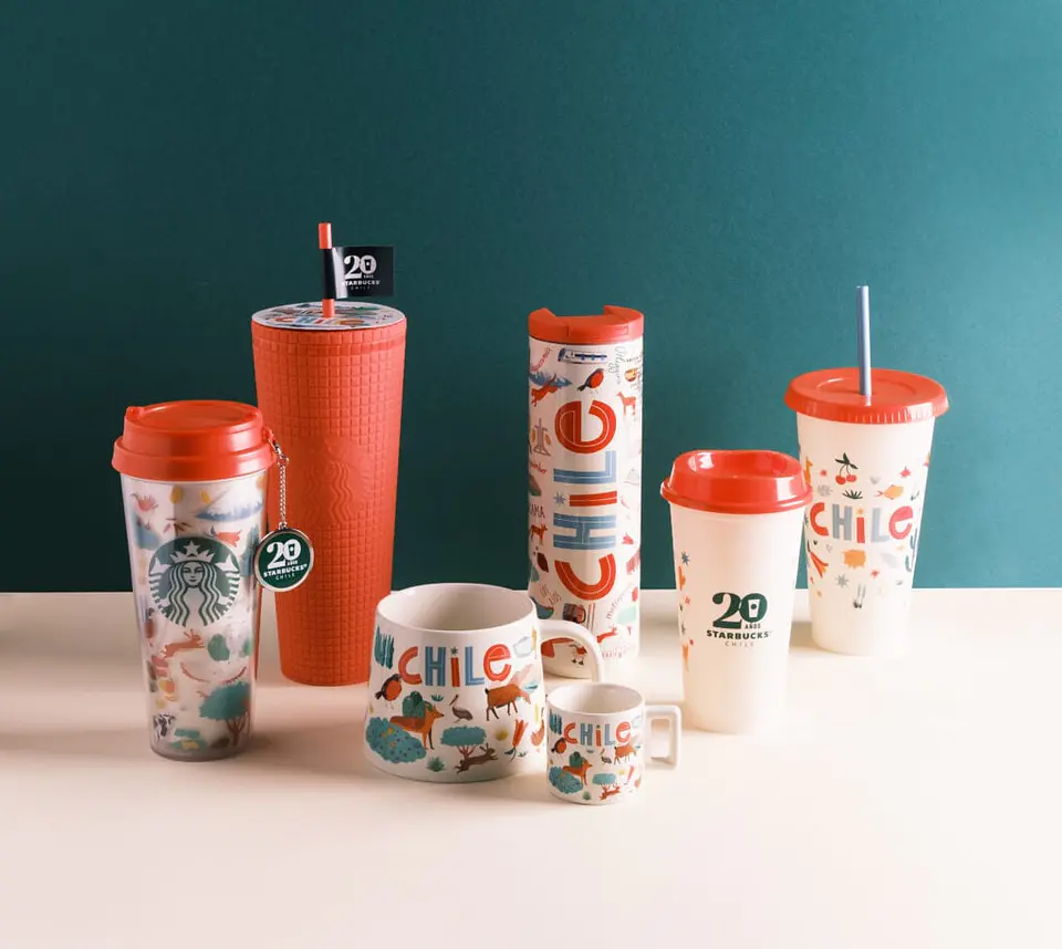 Vaso Plastico Reutilizable 20 Años Chile Aniversario 473ml 3