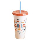 Vaso Plastico Reutilizable 20 Años Chile Aniversario 473ml 1