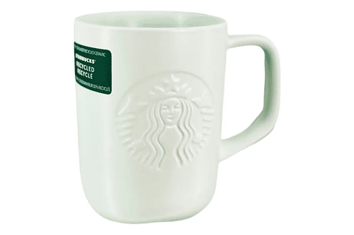 Taza Starbucks Sustentable Reciclado Triangular 473ml