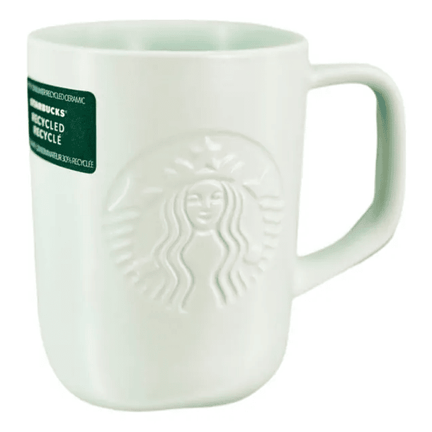 Taza Starbucks Sustentable Reciclado Triangular 473ml 1