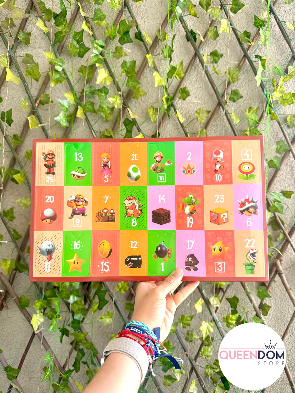 Preventa Calendario Adviento Mario Bros Navidad Para Niños 24 Piezas 15