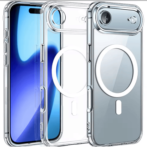 Preventa Carcasa Celular Transparente Magsafe modelos iphone 17 2