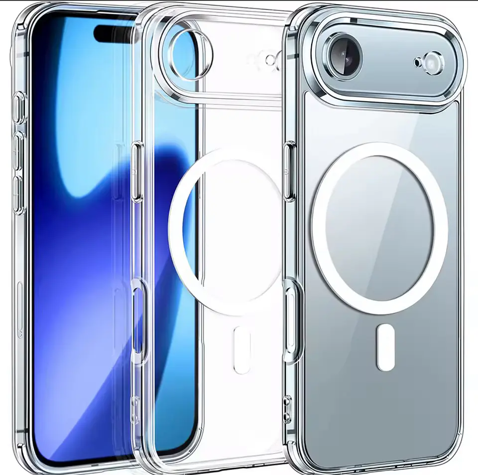 Preventa Carcasa Celular Transparente Magsafe modelos iphone 17 2