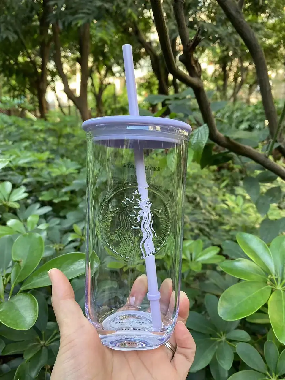 Preventa Vaso Vidrio Triangular 2023 Starbucks 473ml 6