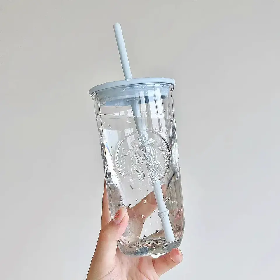 Preventa Vaso Vidrio Triangular 2023 Starbucks 473ml 10