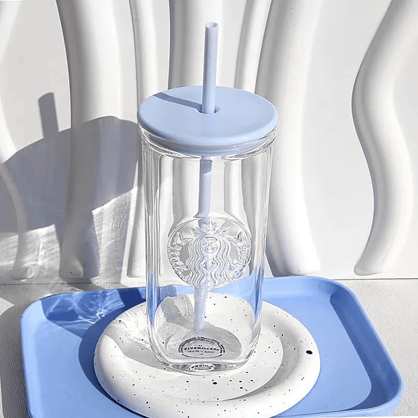 Preventa Vaso Vidrio Triangular 2023 Starbucks 473ml 10