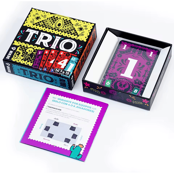 Preventa Juego de Cartas TRIO en Español 3