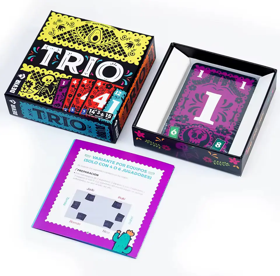 Preventa Juego de Cartas TRIO en Español 3