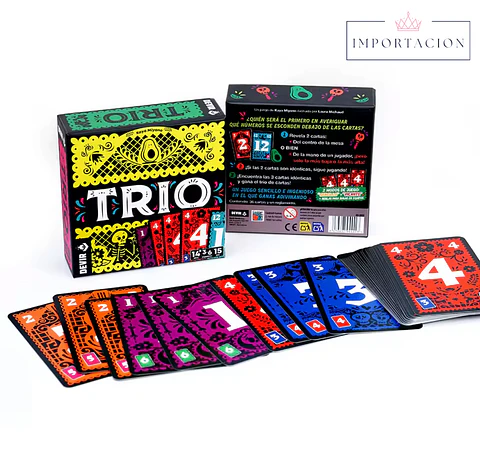Preventa Juego de Cartas TRIO en Español