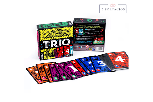 Preventa Juego de Cartas TRIO en Español