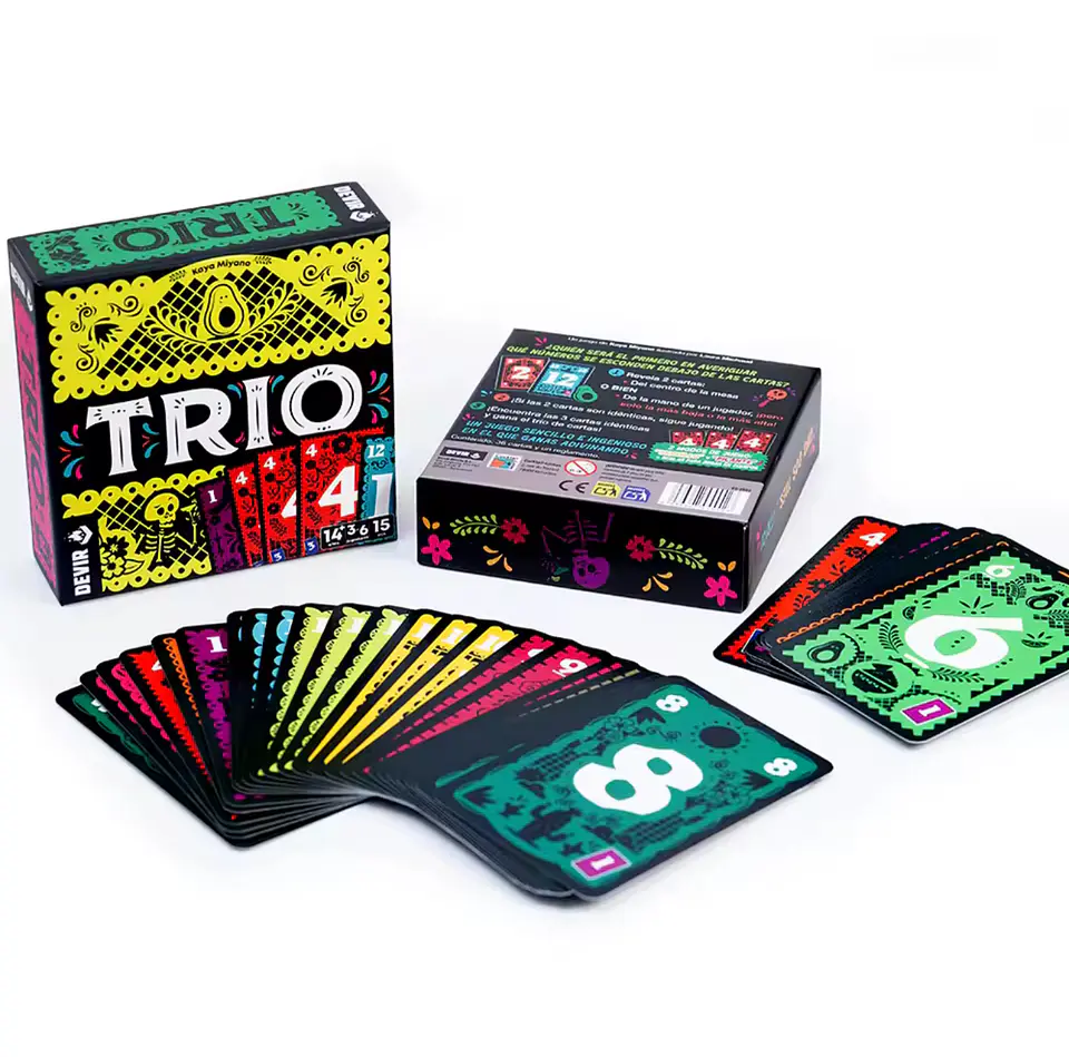 Preventa Juego de Cartas TRIO en Español 2