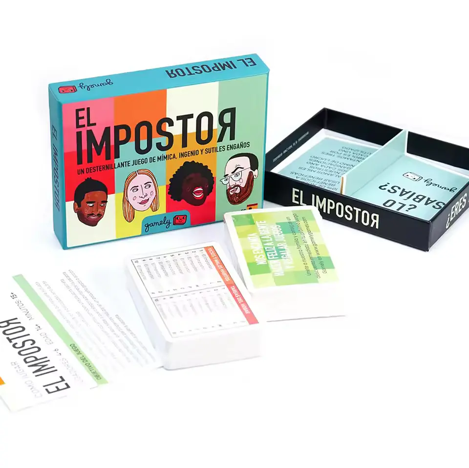 Preventa Juego De Cartas El impostor En Español 4