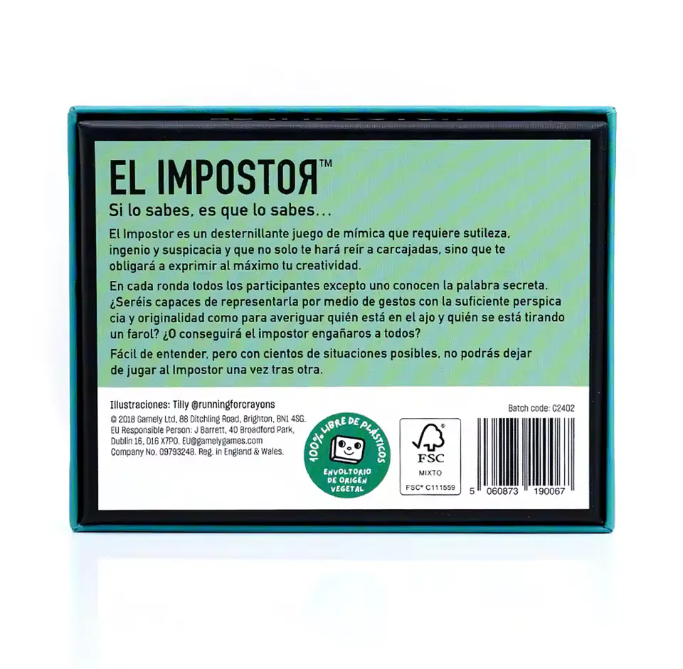 Preventa Juego De Cartas El impostor En Español 7