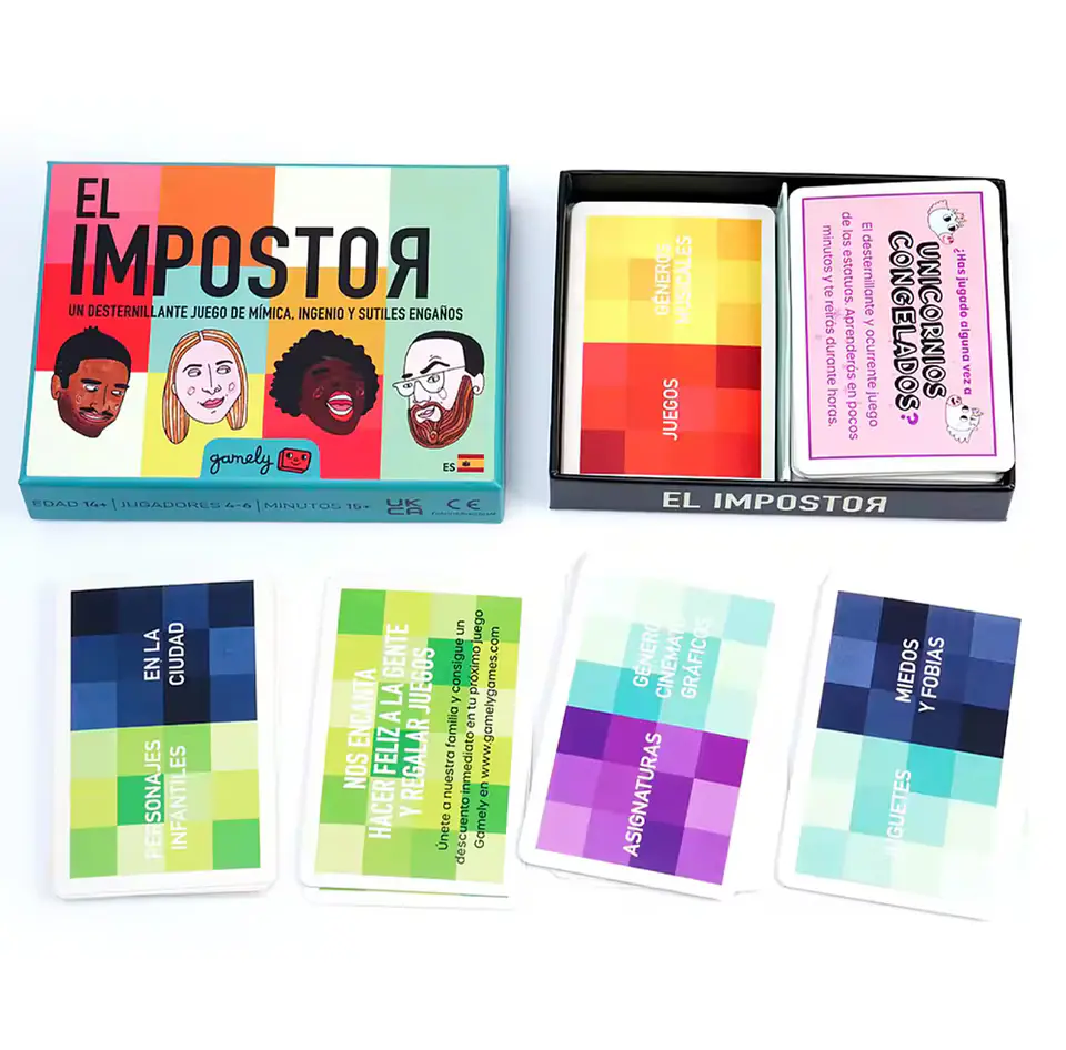 Preventa Juego De Cartas El impostor En Español 6