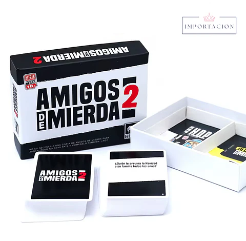 Preventa Juego de cartas Amigos de Mierda 2