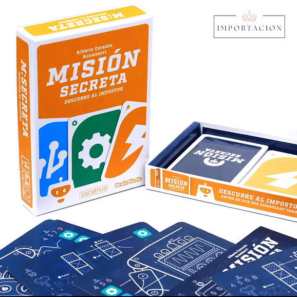 Preventa Juego de Cartas Mision Secreta en español 1