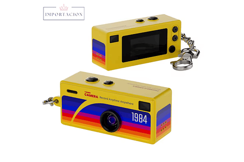 Preventa Mini Camara Retro Digital Llavero Con Pantalla Lcd 1080hd