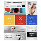 Preventa Mini Camara Retro Digital Llavero Con Pantalla Lcd 1080hd 3