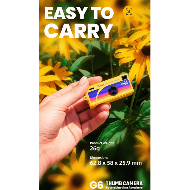 Preventa Mini Camara Retro Digital Llavero Con Pantalla Lcd 1080hd 2