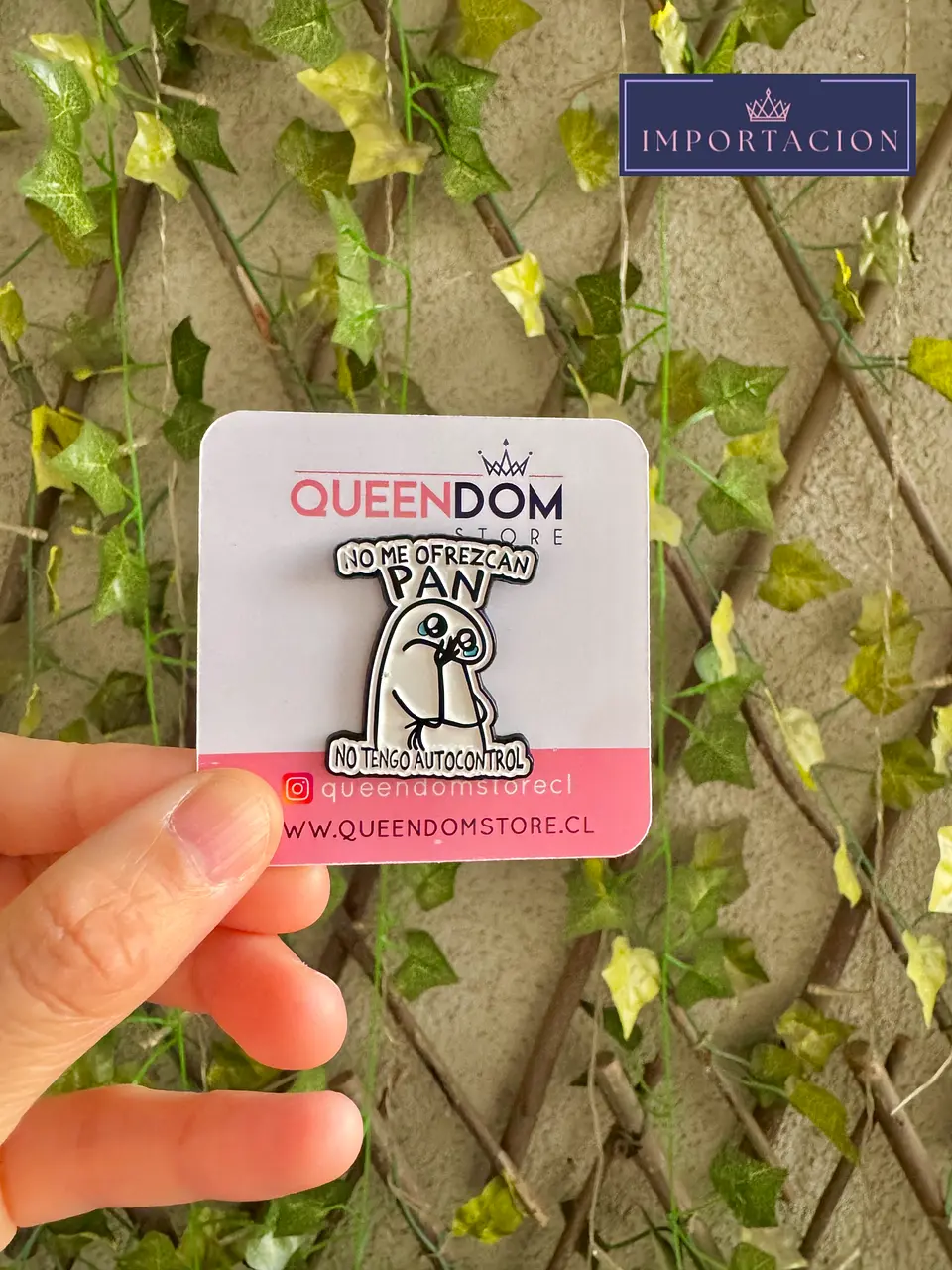 Preventa Pin No me ofrezcan pan no tengo autocontrol 1