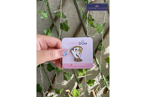 Preventa Pin Chip, la bella y la bestia 