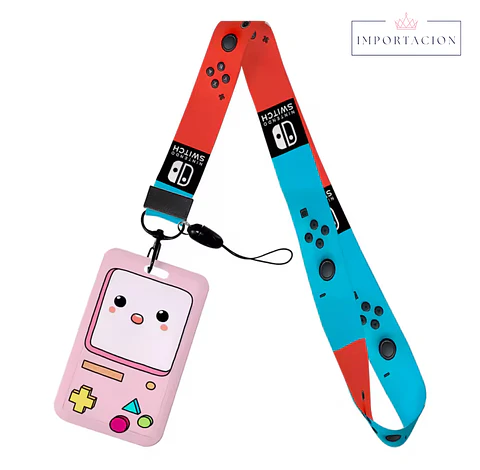 Preventa Portacredencial Vertical + Lanyard Nintendo Switch