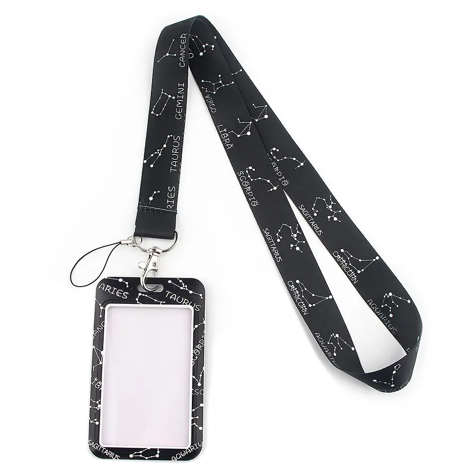 Preventa Portacredencial Vertical + Lanyard Horóscopo Astrología 2