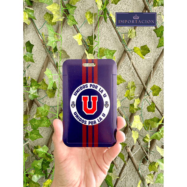 Preventa Portacredencial Vertical + Lanyard U De Chile 8