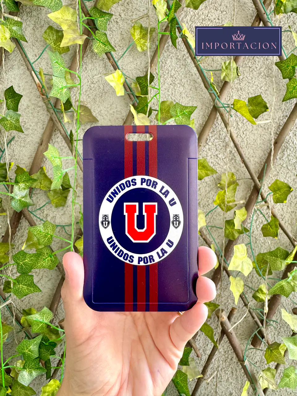 Preventa Portacredencial Vertical + Lanyard U De Chile 10