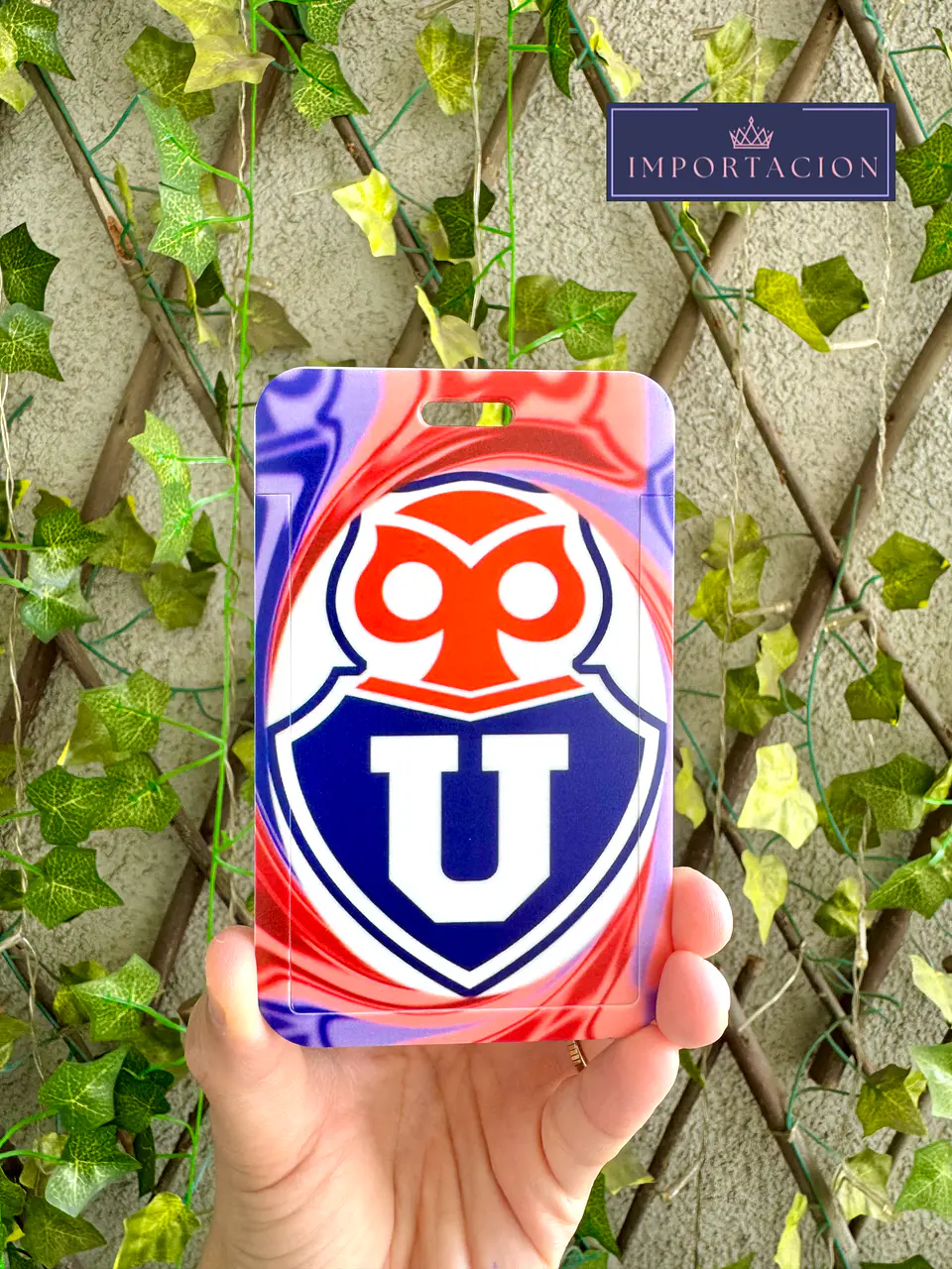 Preventa Portacredencial Vertical + Lanyard U De Chile 13