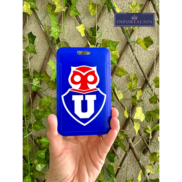 Preventa Portacredencial Vertical + Lanyard U De Chile 1